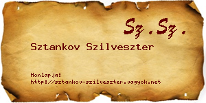 Sztankov Szilveszter névjegykártya